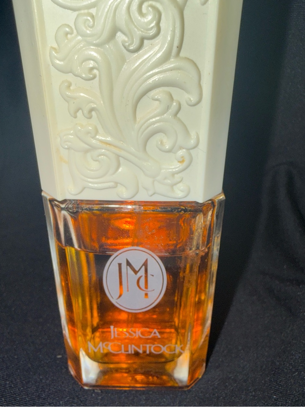 Jessica McClintock Amber & Ivory Decorative Bottle